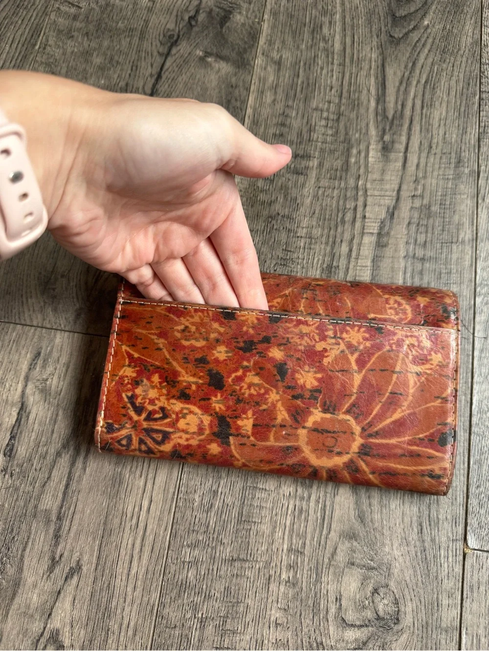 Patricia Nash Terresa Wallet- 70s Revival Print- Retired